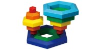 Hexacus : Jeu de Construction et Empilage/12 mcx